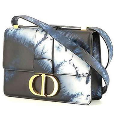 Christian Dior 2021 Micro 30 Montaigne Crossbody Bag - Blue