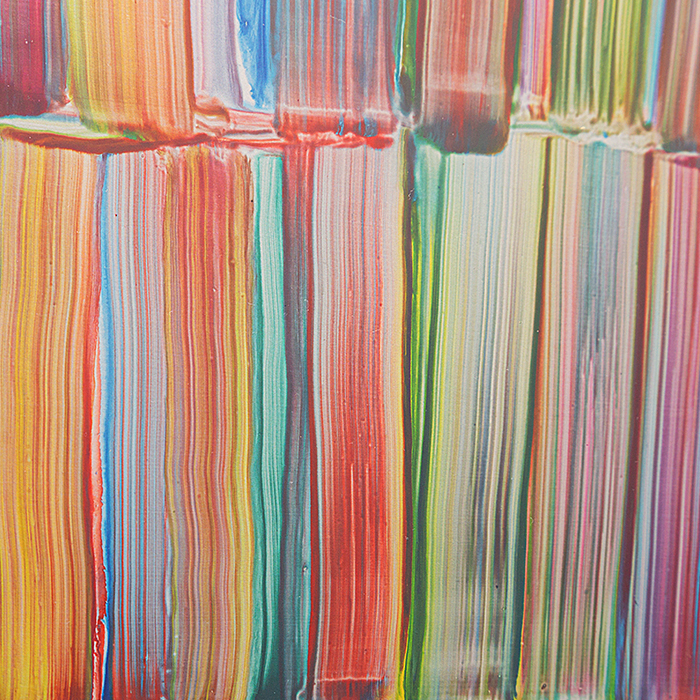 Bernard Frize, "Neoci", impression digitale en couleurs sur papier, signée, numérotée et encadrée, de 2013 - Detail D1