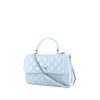 Bolso bandolera Chanel  Trendy CC en cuero acolchado azul claro - 00pp thumbnail