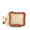 Fendi  Mon Trésor handbag  in beige and red leather - Detail D4 thumbnail
