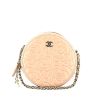 Bolso joya Chanel  Round on Earth en cuero acolchado rosa - 360 thumbnail