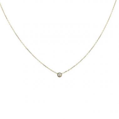 Cartier Cartier d'Amour extra small model necklace in yellow gold and diamond