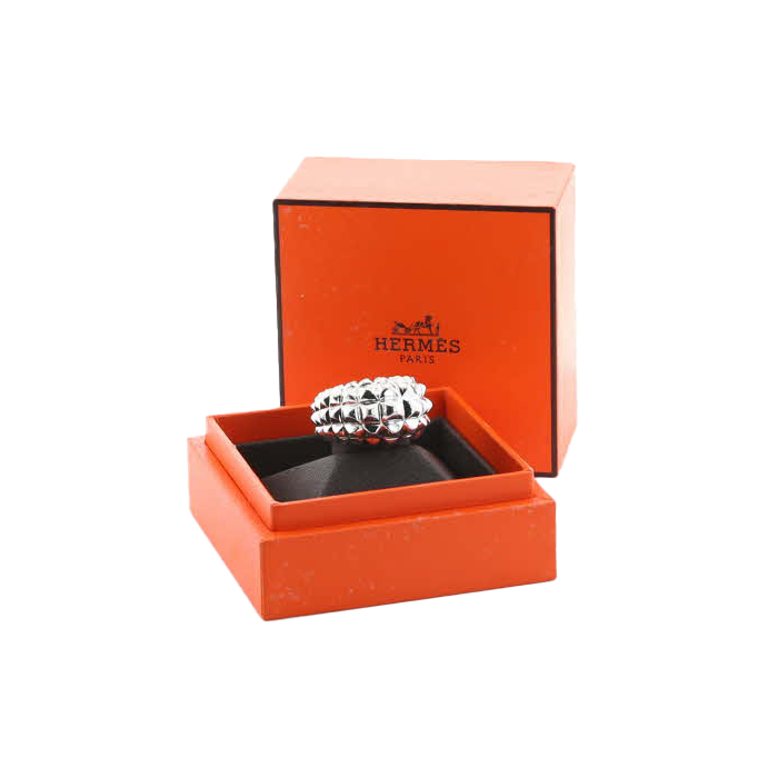 Hermès Voltige ring in silver - Detail D2