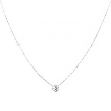 Messika Joy necklace in white gold and diamonds