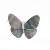 Van Cleef & Arpels Papillon brooch in white gold, mother of pearl and diamonds - 360 thumbnail