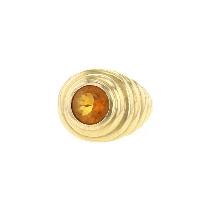 Vintage  ring in yellow gold and citrine - 00pp