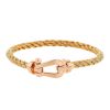 Fred Force 10 large model bracelet in yellow gold and pink gold - 00pp thumbnail