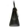 Hermès  Kelly 28 cm handbag  in black box leather - Detail D7 thumbnail