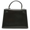 Hermès  Kelly 28 cm handbag  in black box leather - Detail D8 thumbnail