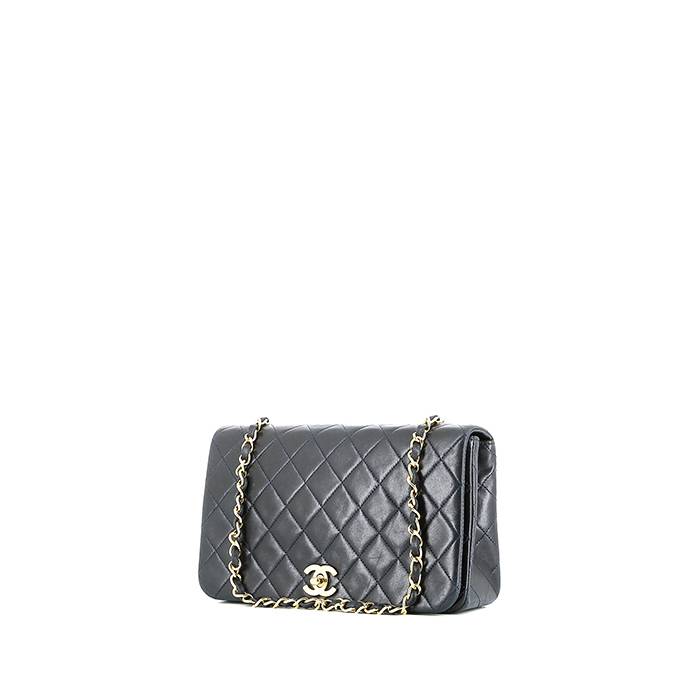 Chanel Tasche Kette Schulter schwarz gold Metallbeschläge Matelasse Fr –  Brandera Luxury Vintage