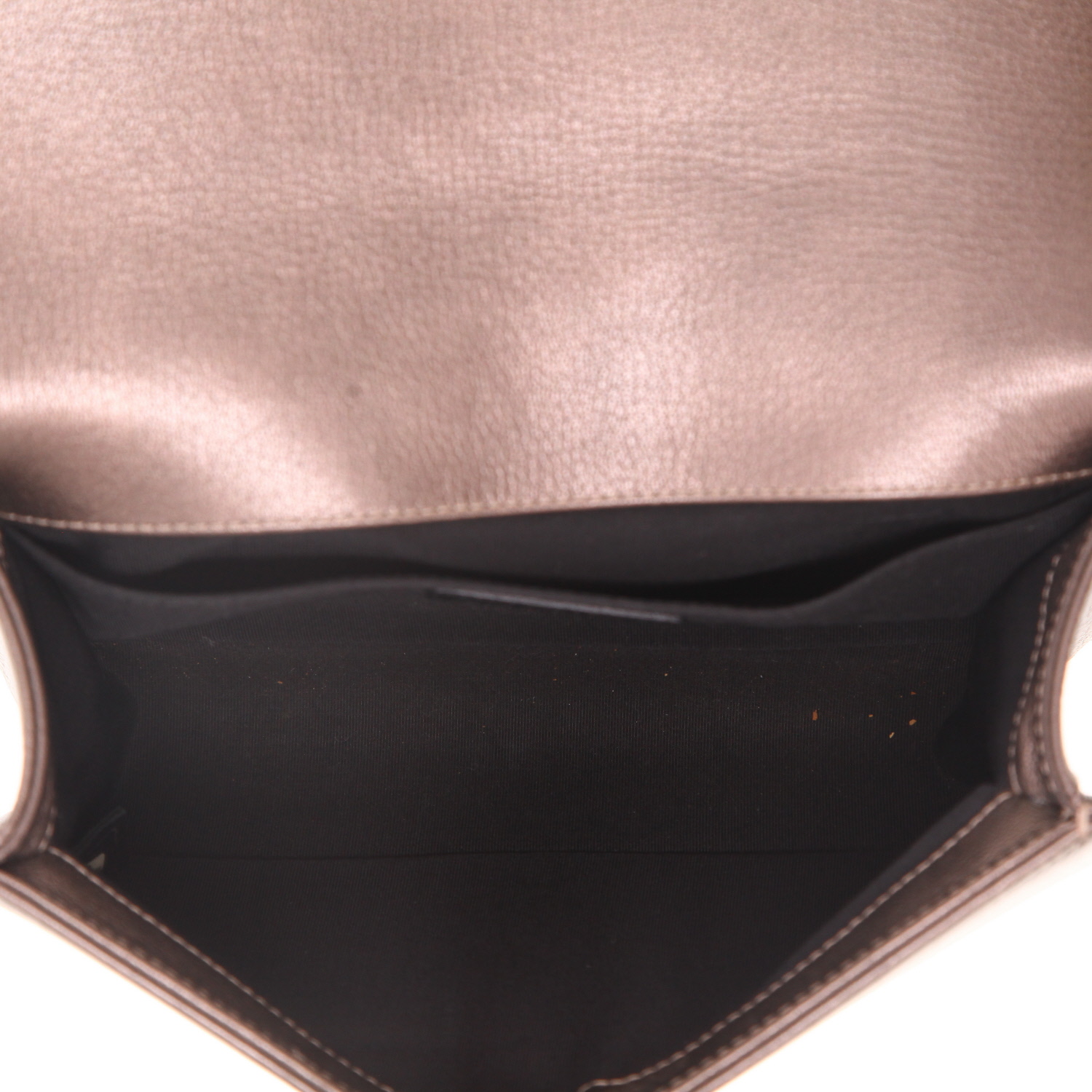 Sac bandoulière Chanel  Boy en cuir matelassé mordoré - Detail D3