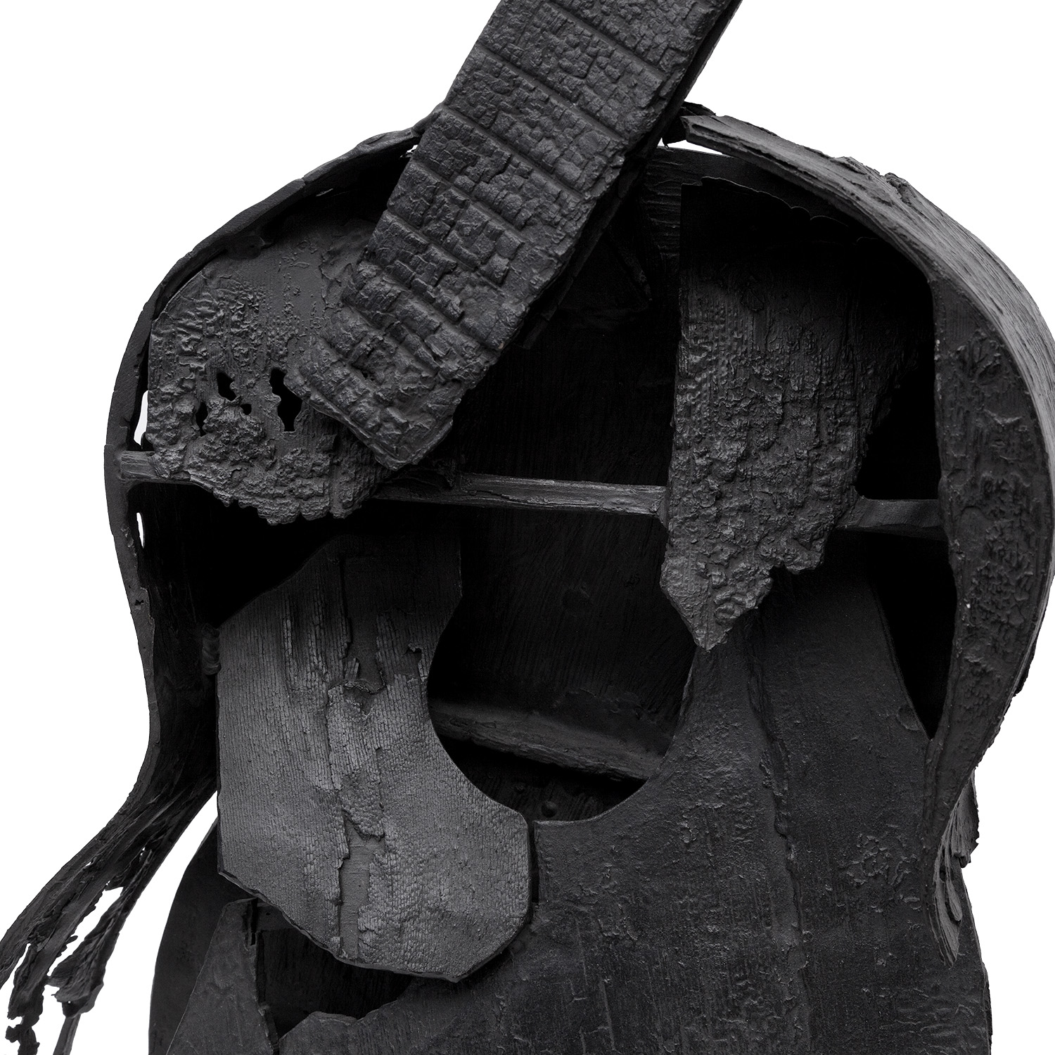 Arman (1928-2005), Feu Hendrix - 1994 - Detail D4