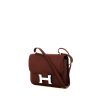 Hermès  Constance mini  shoulder bag  in red Sellier epsom leather - 00pp thumbnail