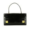 Hermès  Vintage handbag  in black crocodile - 360 thumbnail