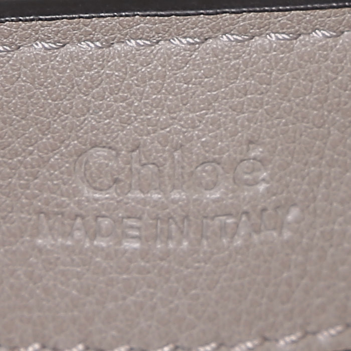 Bolso de mano Chloé  Fay Day en cuero color topo - Detail D4
