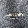 Shopping bag Burberry   in tela siglata marrone e pelle naturale - Detail D3 thumbnail