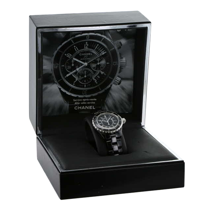 Reloj Chanel J12 de cerámica negra Ref: Chanel - H0682  Circa 2010 - Detail D2
