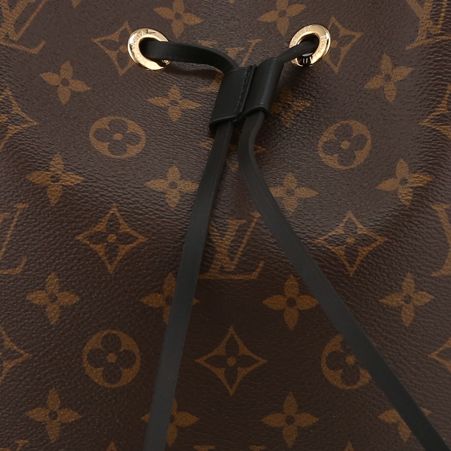 Borsa a spalla Louis Vuitton  NéoNoé in tela monogram e pelle nera - Detail D1
