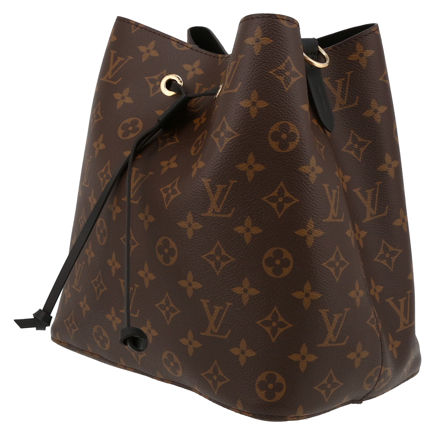 Borsa a spalla Louis Vuitton  NéoNoé in tela monogram e pelle nera - Detail D3
