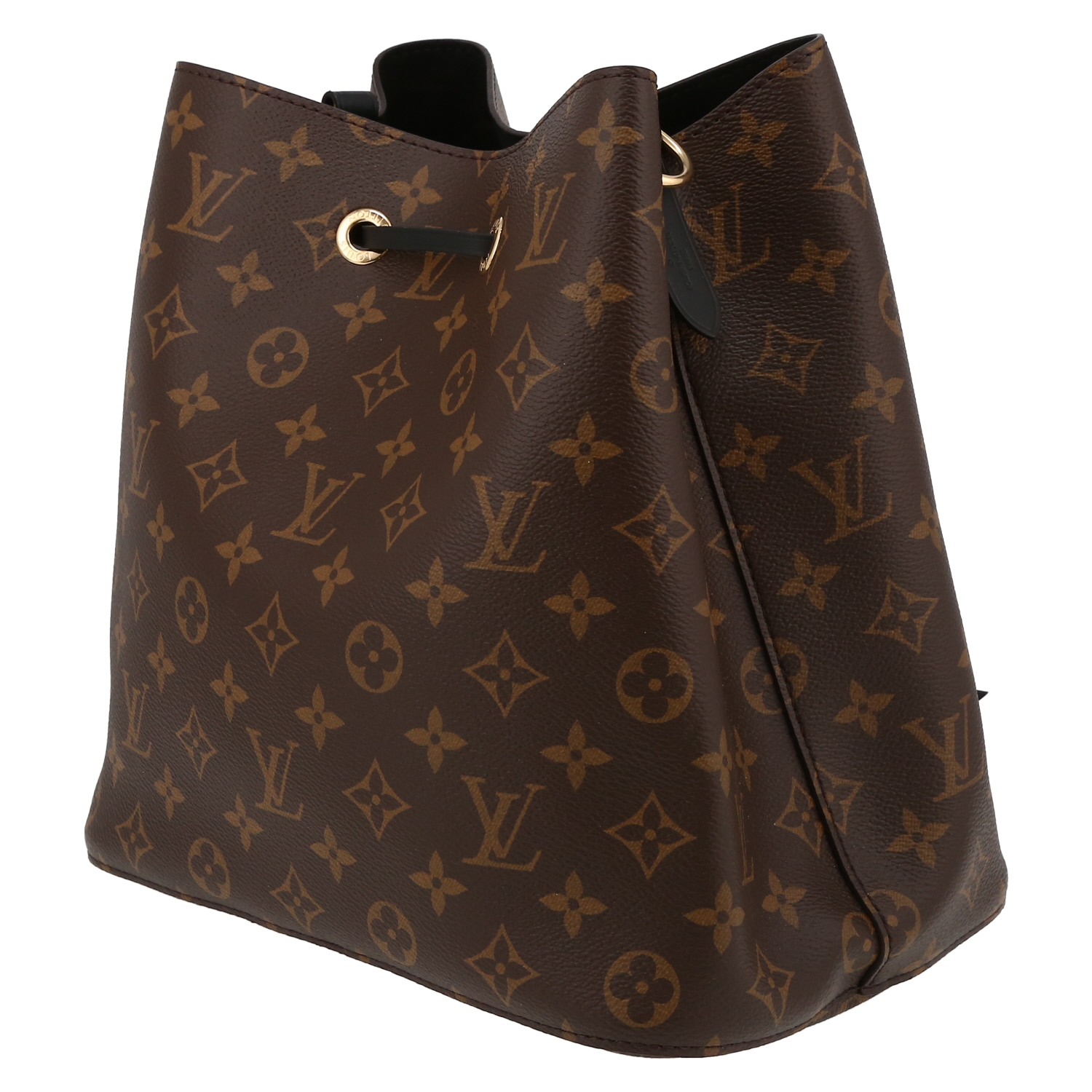 Louis Vuitton  NéoNoé shoulder bag  monogram canvas  and black leather - Detail D5