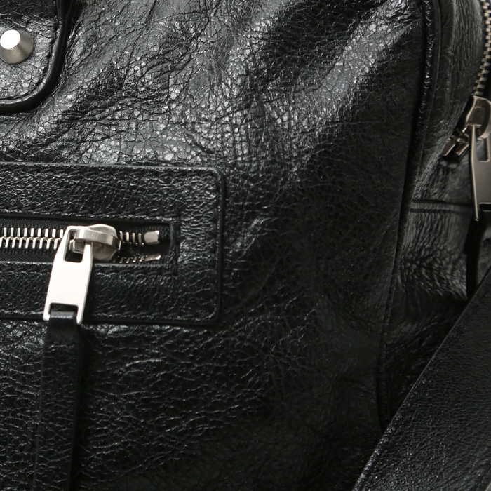 Bolso de mano Balenciaga  Work en cuero negro - Detail D1