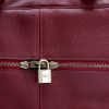 Borsa da viaggio Hermès  Victoria in pelle togo rosso H - Detail D1 thumbnail