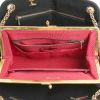 Chanel  Vintage handbag  in black chevrons canvas  and black leather - Detail D3 thumbnail