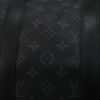 Borsa da viaggio Louis Vuitton  Keepall 45 in tela monogram grigio Graphite e pelle nera - Detail D1 thumbnail