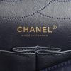 Chanel  Chanel 2.55 handbag  in navy blue quilted leather - Detail D4 thumbnail