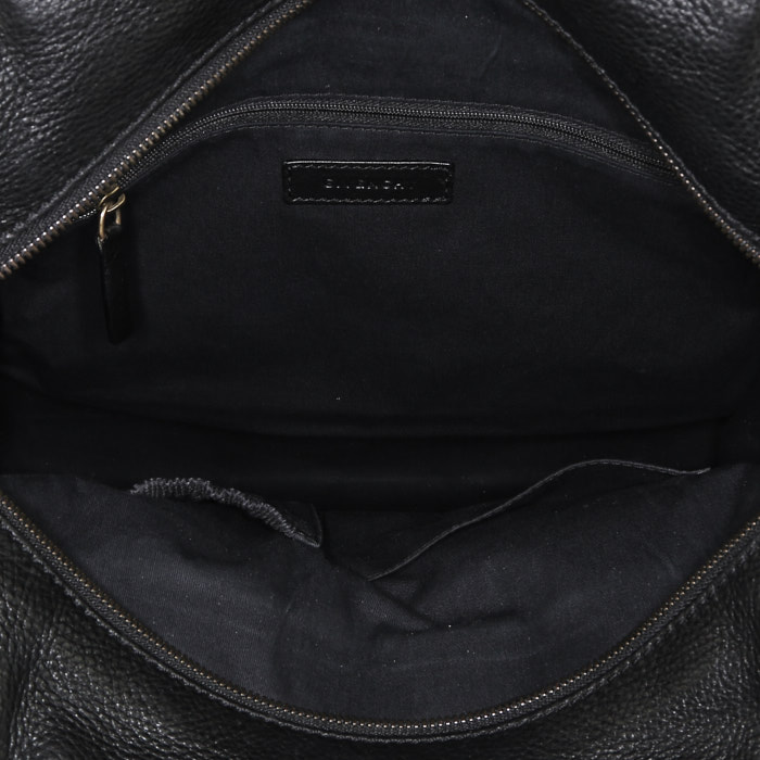 Bolso de mano Givenchy  Nightingale en cuero negro - Detail D3