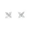 Paire de boucles d'oreilles Tiffany & Co Victoria grand modèle en platine et diamants - 00pp thumbnail