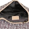 Borsa Dior  Saddle in tessuto a monogramma Oblique marrone e pelle gold - Detail D2 thumbnail