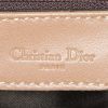 Bolso de mano Dior  Saddle en lona Monogram Oblique marrón y cuero color oro - Detail D3 thumbnail
