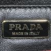 Prada  Cahier shoulder bag  in burgundy velvet  and burgundy leather - Detail D3 thumbnail