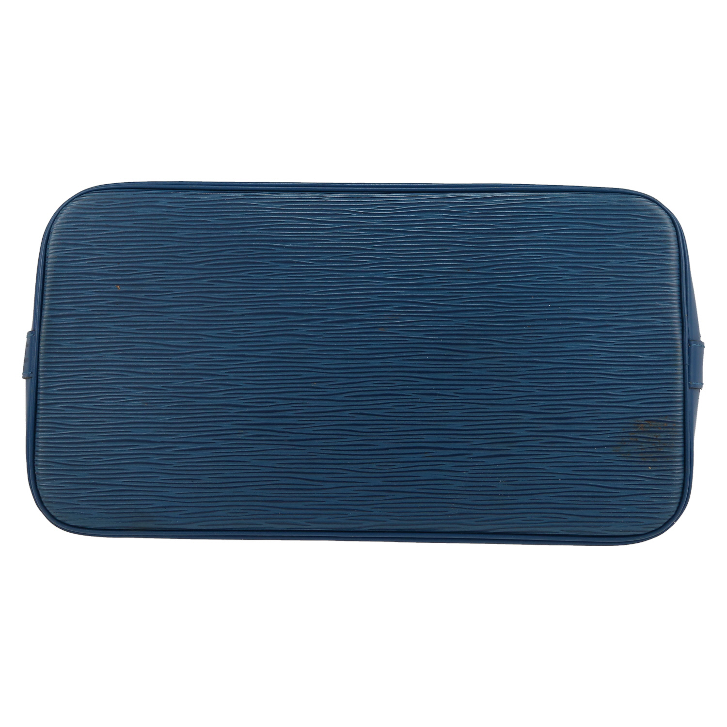 Sac à main Louis Vuitton  Alma en cuir épi bleu - Detail D4