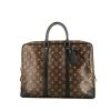 Louis Vuitton   briefcase  in brown monogram canvas  and black leather - 360 thumbnail