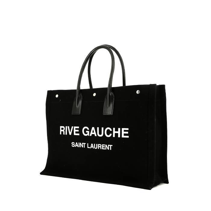 Black Rive Gauche canvas drawstring backpack, Saint Laurent