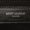 Shopping bag Saint Laurent  Rive Gauche in tela nera e pelle nera - Detail D3 thumbnail