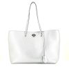 Fendi  Selleria shopping bag  in silver leather - 360 thumbnail