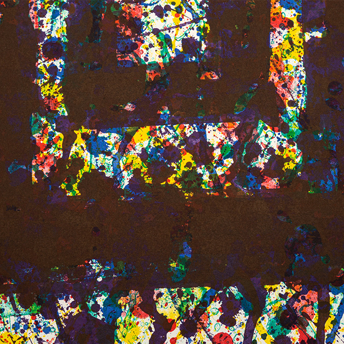Sam Francis, "SF-230, Concert Hall Set I", lithograph in colors on paper, signed and artist proof, de 1977 - Detail D1
