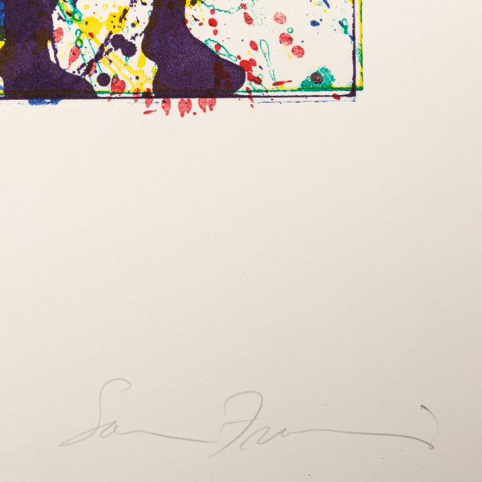 Sam Francis, "SF-230, Concert Hall Set I", lithograph in colors on paper, signed and artist proof, de 1977