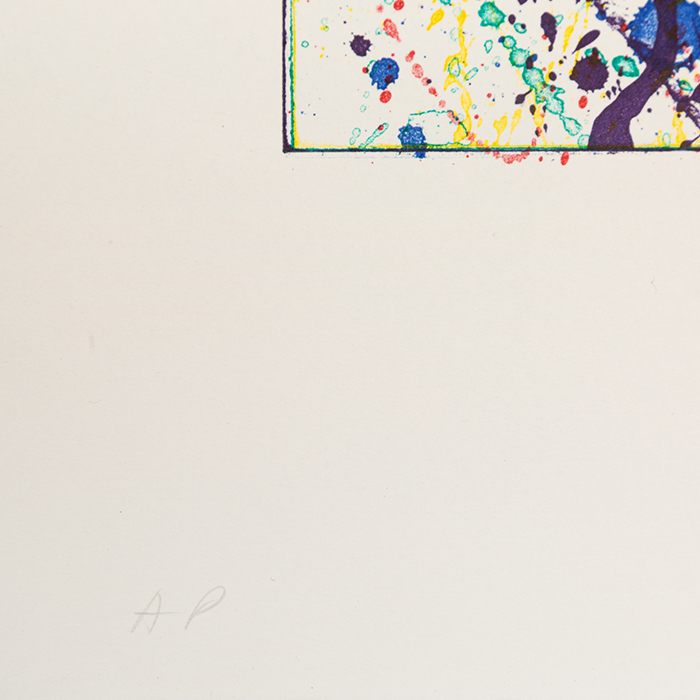 Sam Francis, "SF-230, Concert Hall Set I", lithograph in colors on paper, signed and artist proof, de 1977 - Detail D3
