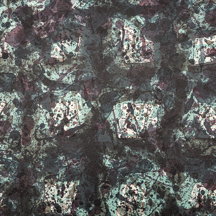 Sam Francis, "SF-256", lithographie offset en couleurs sur papier, signée et numérotée, de 1979 - Detail D1