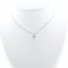 Cartier Coeur et Symbole necklace in white gold and diamonds - 360 thumbnail