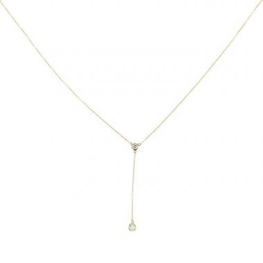 Collier Tiffany 
Co Diamonds By The Yard en or jaune et diamants