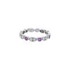 Tiffany & Co Jazz ring in platinium, diamonds and sapphires - 00pp thumbnail