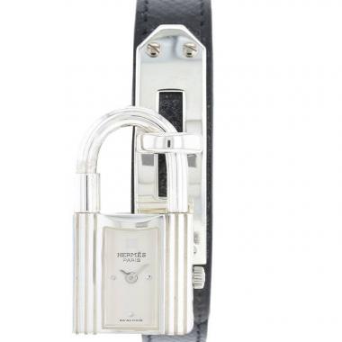 Reloj Hermès Montre Kelly de plata Circa 1990