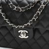 Chanel  Timeless Petit shoulder bag  in black quilted leather - Detail D1 thumbnail