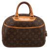 Louis Vuitton  Trouville handbag  monogram canvas  and natural leather - Detail D2 thumbnail