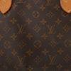 Louis Vuitton  Neverfull shopping bag  in brown monogram canvas  and natural leather - Detail D1 thumbnail